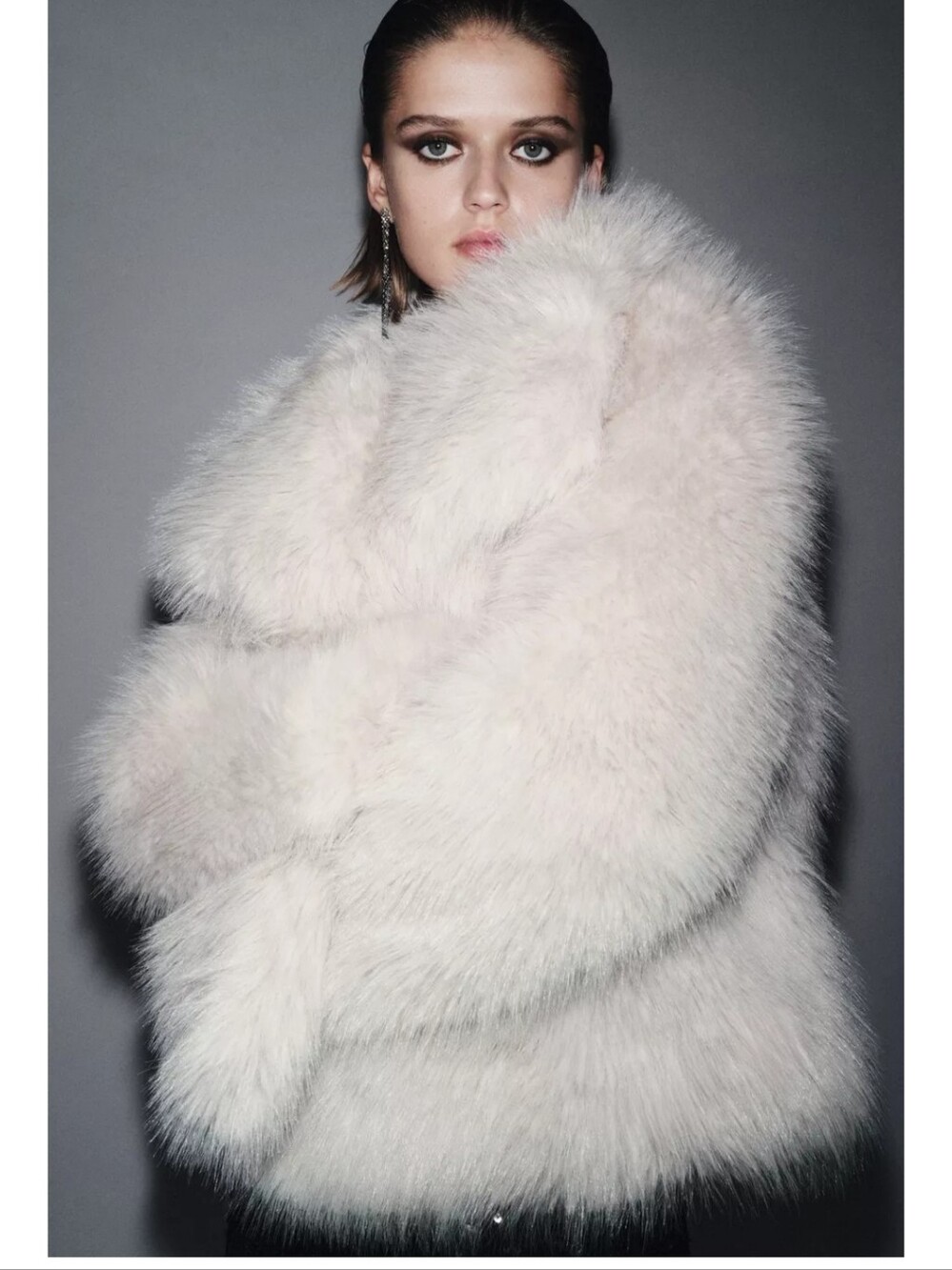 BNWT! Zara W Collection Faux Fur Coat